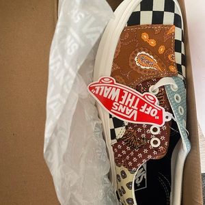 Tiger patchwork vans